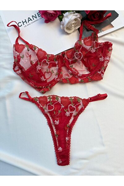 FEMYNA Dantelli Detaylı Bralet Iç Çamaşırı 2 Parça Setı
