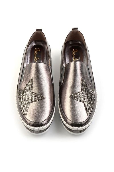 Bambi Shiny Platinum Women's Casual Shoes01309215609