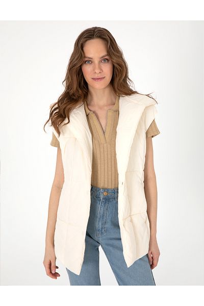 Pierre Cardin Ecru Regular Fit Vest 50300932 -Vr019
