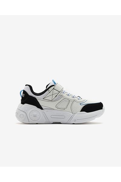 SKECHERS 402270 L Model Unisex bílá mikina s kapucí
