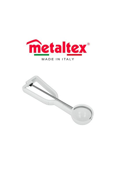 Metaltex مغرفة آيس كريم - قطر 55 مم، مقبض بلاستيكي متين