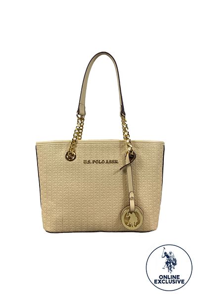U.S. Polo Assn. Beige Women's Shoulder Bag - Online Exclusive Us8623