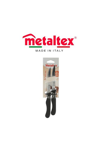 Metaltex Basic Set of 2 Steak Knives – 21cm