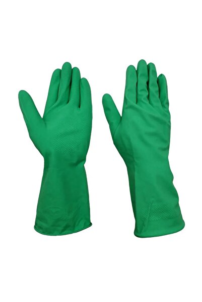 Polipak Yeşil Bulaşık eldiveni l beden (25çift)