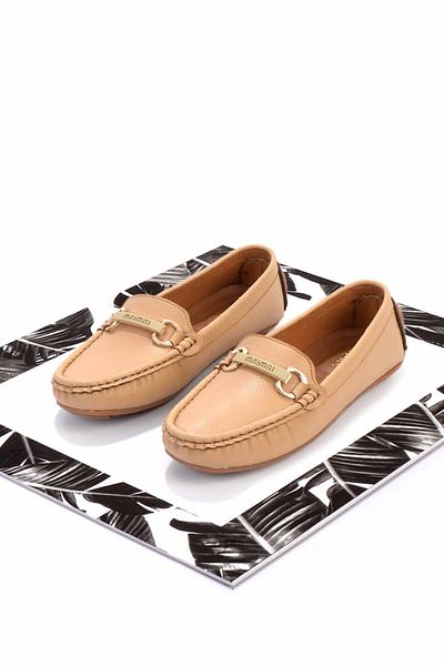 Bambi Γυναικείο Loafer Camel - K 01309100509   Μοντέλο άνετα παπούτσια