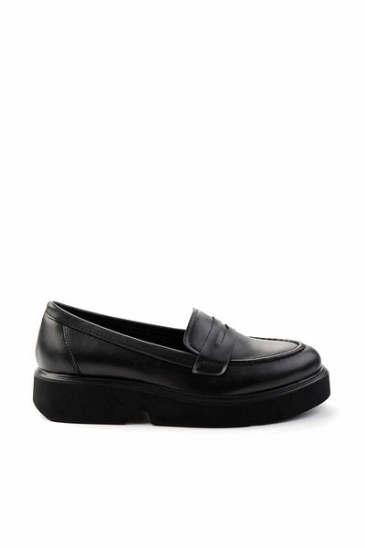 Bambi Loafer negru pentru femei - K 01257068009   Pantofi model