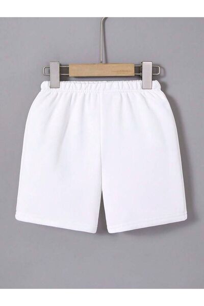 Afternoon Kids Kız / Erkek Çocuk Beyaz Düz Şort