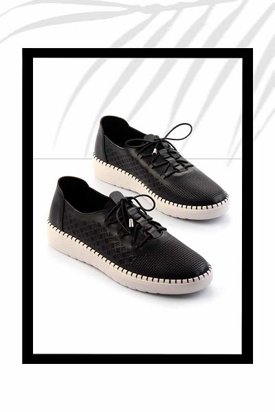Bambi Schwarz Damen Freizeitschuhe K 01309600209