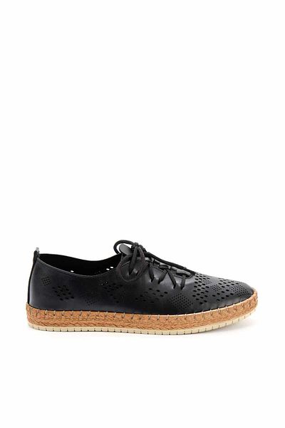 Bambi Schwarze Espadrilles für Damen – K 01309210309   Modell