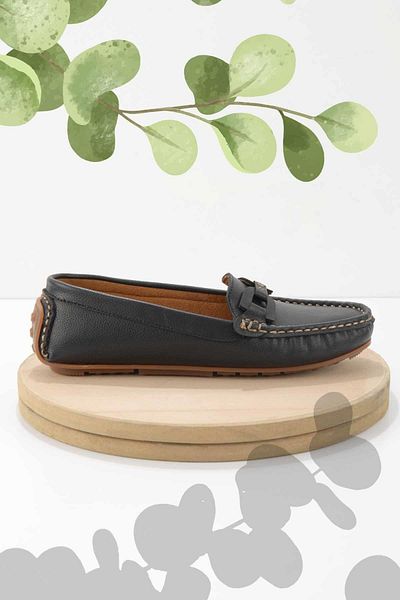 Bambi Black Women's Loafer Shoes01309100109