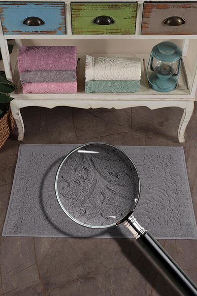 VAROL Πετσέτα ποδιών 2 τεμαχίων Gramaged Jacquard