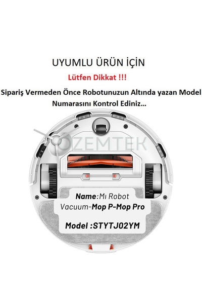 Xiaomi Mop Pro (STYJ02YM) Mop P Συμβατό με Mop P Mop-Viomi Se, Viomi V2 V2 Pro V3 Mop Mop- 2 τεμάχια