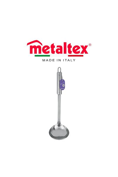 Metaltex Imperial Soup Ladle 31cm – Stainless Steel with Ergonomic Handle, Beginner Series