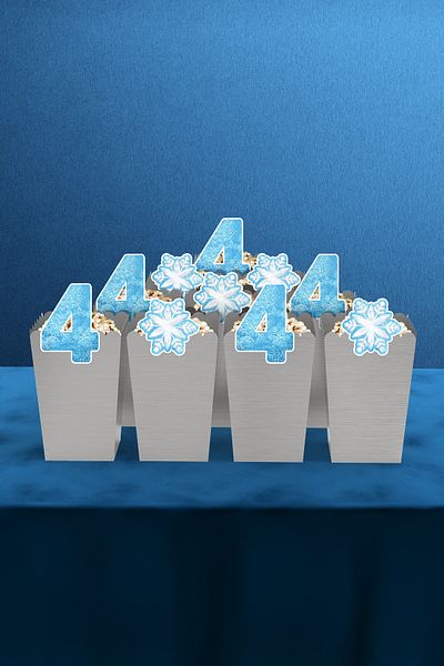 Hey Parti Elsa Themed Corn Kute 10 Pieces for Children 3-5 Years Old