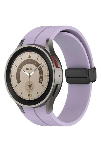 Generic Silicone Replacement Band for Samsung Galaxy Watch 5/4 44/40mm, Watch 5 Pro 45mm, 4 Classic 46/42mm,