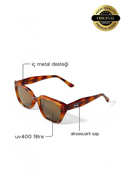 REN EYEWEAR Legacy Cream & Amber Transition Sunglasses Uv400 Protection Premium Series