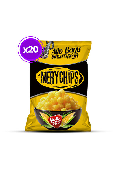 Mery Bol Bol Süt Mısırı Aromalı Cips x20 Adet