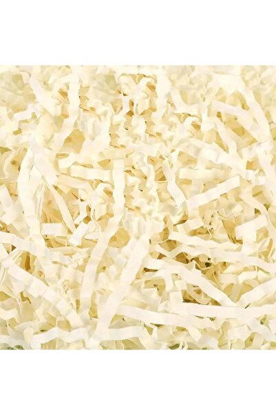 OZN AKSESUAR Kırpık Z Zigzag Pelur Kırpıntı Kağıt 100 Gr Krem Renk Süs Dolgu ...