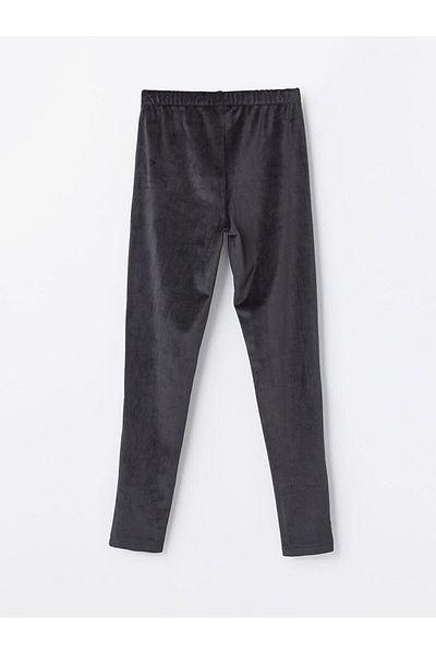 LC Waikiki Leggings de bază din catifea pentru fete cu talie elastică (W4)