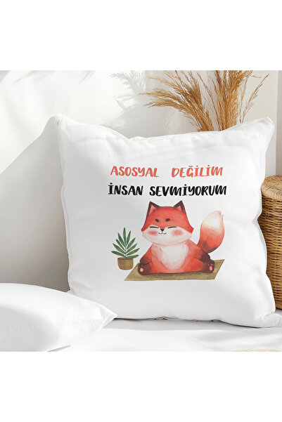 qoeuyl boutique Nisam asocijalan, ne volim ljude B Štampano Smešan poklon vla...