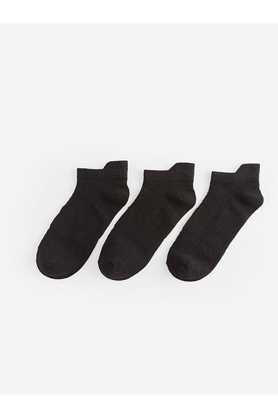 LC Waikiki Women's Plain Booties Socks 3 Pack (S4)