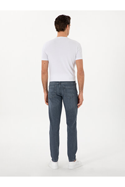 Cacharel Koyu Lacivert Slim Fit Pamuklu Jean Pantolon 50298879-VR100