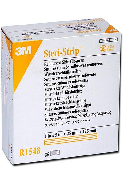 3M Steri-Strip Suture Tape 25Mmx125Mm 25 Pcs R1548