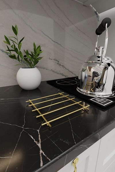 mba decor metal bending art Ray Model Gold Small Size Teapot Trivets Pot Mat Metal Trivets Tableware Kitchen Decoration