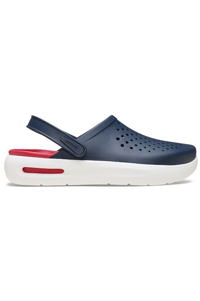 Crocs Унисекс чехли с лого на марката, удобни за ежедневна употреба, тъмносини, 209964-410