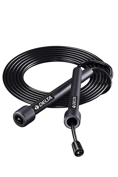 pistyle Adjustable Length Black Jump Rope