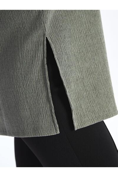 LC Waikiki Crew Neck Plain Long Sleeve Women's Tunic (S4)