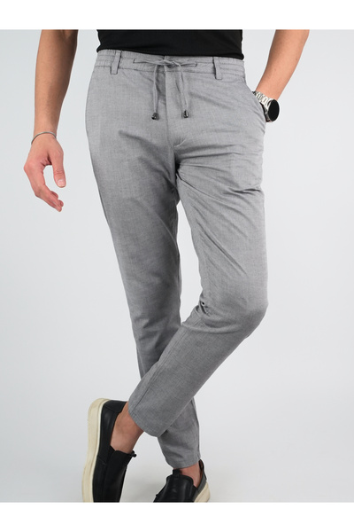 Digital Jeans Ανδρικό παντελόνι Jogger σε σκούρο γκρι τζιν