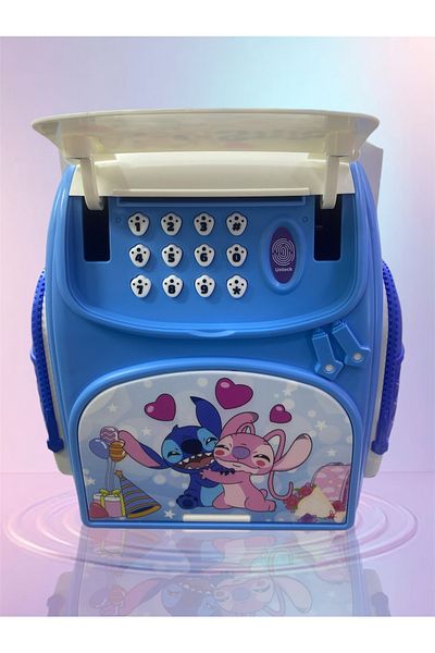 cosmic kırtasiye Stich Piggy Bank with Fingerprint Password