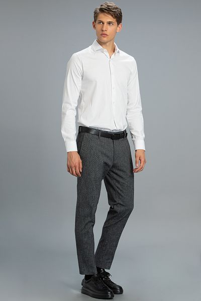 Lufian Sucub Smart Black Slim Fit Men's Chino Pants