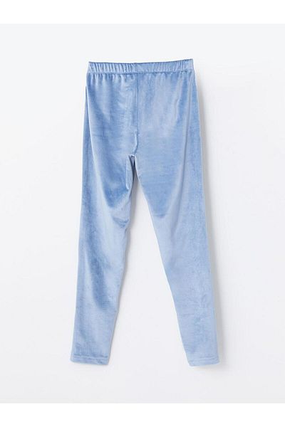 LC Waikiki Leggings de bază din catifea pentru fete cu talie elastică (W4)