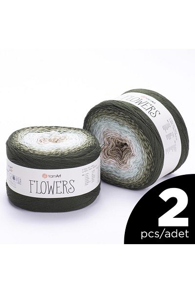 Yarnart Flowers - Ebruli - 311 - 2 Pieces