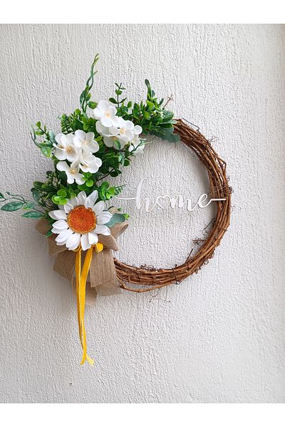 Okaliptus Tasarım Sunflower Door Garland Door Ornament Home Gift