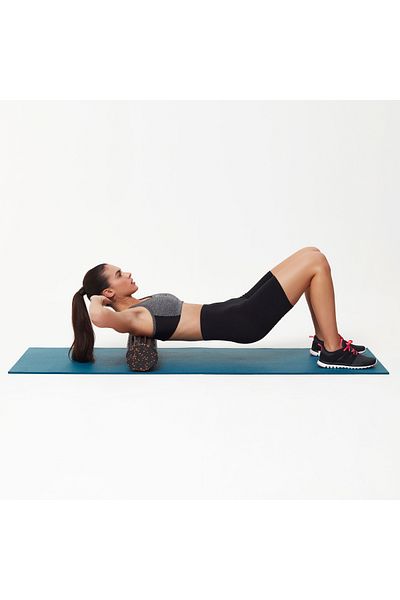 Actifoam Rolă de spumă Rolă de masaj fără zgomot Rolă Pilates Yoga Exercițiu Recuperare 90 Cm