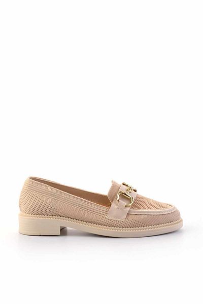 Bambi Tricotaje Bej Pantofi Mocasini Dama K 01362245882