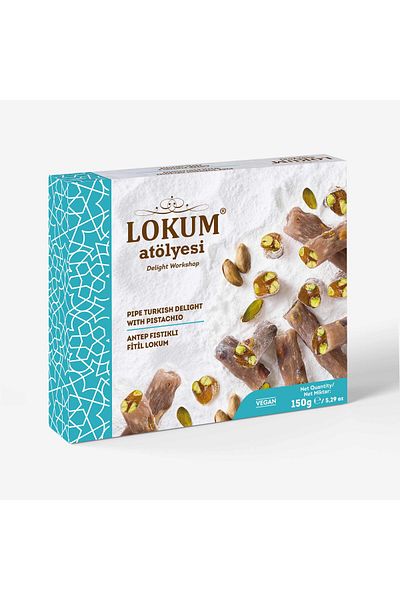 Lokum Atölyesi Pistachio Tournure Turkish Delight 150g