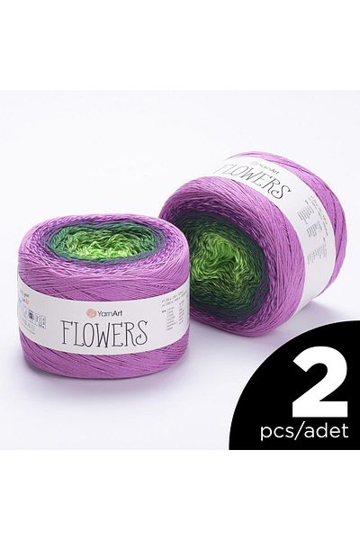 Yarnart Flowers - Ebruli - 313 - 2 Pieces