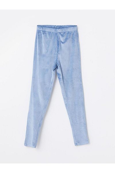 LC Waikiki Leggings de bază din catifea pentru fete cu talie elastică (W4)