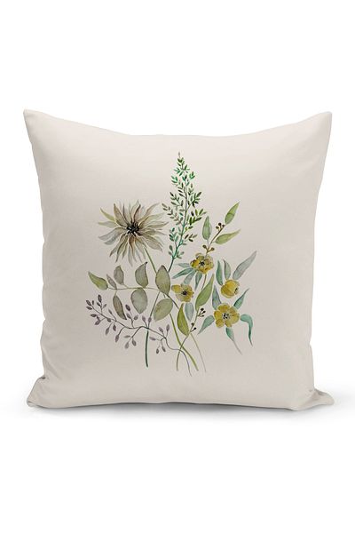 Bertille Home Flower Spring Series Κάλυμμα μαξιλαριού με ψηφιακή εκτύπωση διπλής όψης (Άνοιξη)