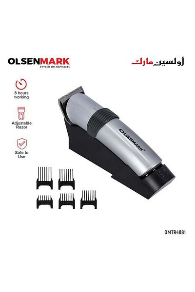 Olsenmark Professional Cordless Hair Clipper – Adjustable Razor, Usb Recharge, Long Runtime, Travel Ready