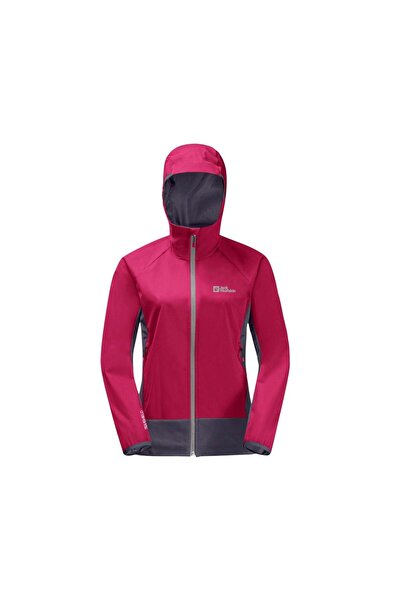 Jack Wolfskin سترة Eagle Peak II Hoody للسيدات باللون الأرجواني للاستخدام الخ...