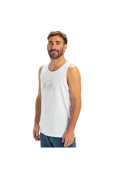 Quiksilver قميص بدون أكمام بشعار Ev Comp للرجال Eqyzt08041