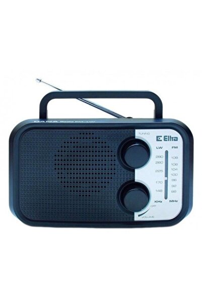ELTRA Radio portabil Dana, Eltra, 1 W, 215 x 66 x 126 mm, Negru/Alb