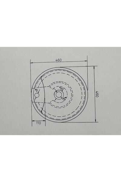 İDEVİT İDEVİT TEZGAH ÜSTÜ ALTIGEN Q 48 CM LAVABO