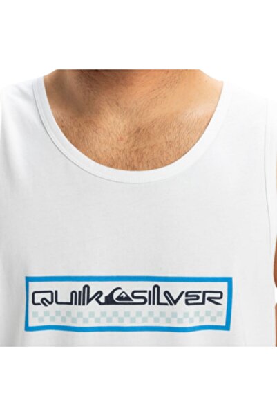 Quiksilver Ev Sun Dagger Tank Men's White Undershirt Men's Underwear Eqyzt08047