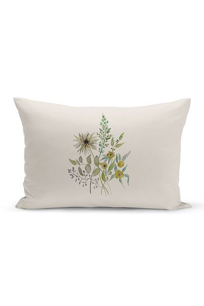 Bertille Home Flower Spring Series Κάλυμμα μαξιλαριού με ψηφιακή εκτύπωση διπλής όψης (Άνοιξη)